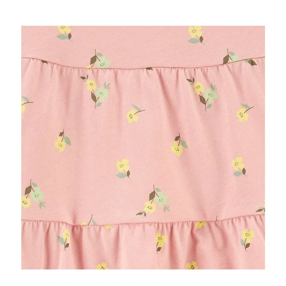 Baby & Toddler Girl Carter's 2-Piece Floral Tiered Top & Legging Set 4T